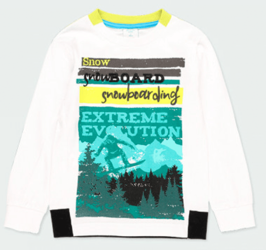 Playera manga larga niño 513021 - Ceremonias Anny