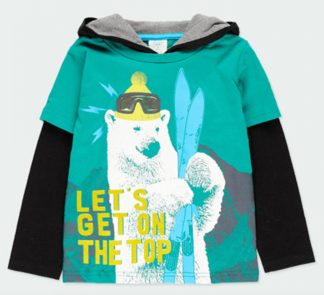 Playera manga larga tipo sudadera niño - Ceremonias Anny