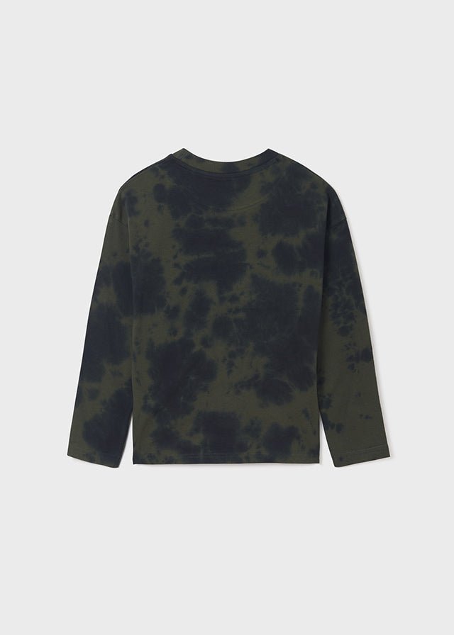 Playera manga larga verde 7005 - Ceremonias Anny