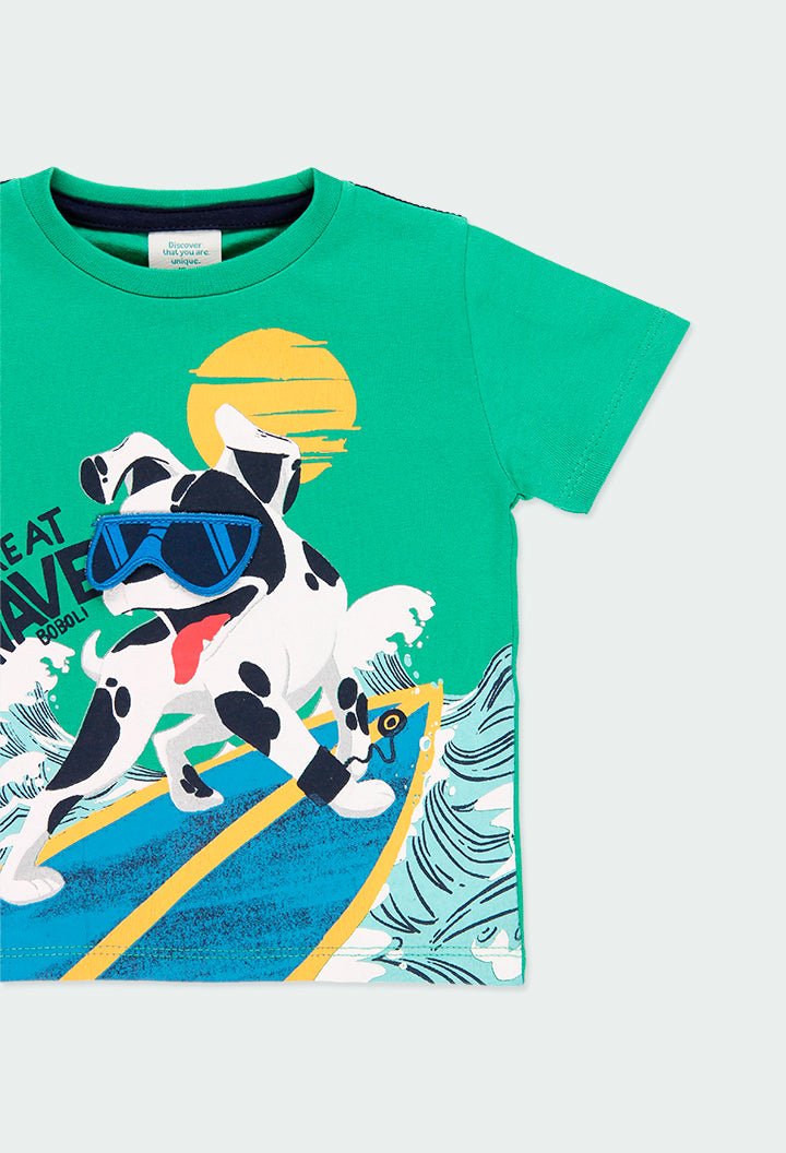 Playera verde de surf 324076 - Ceremonias Anny