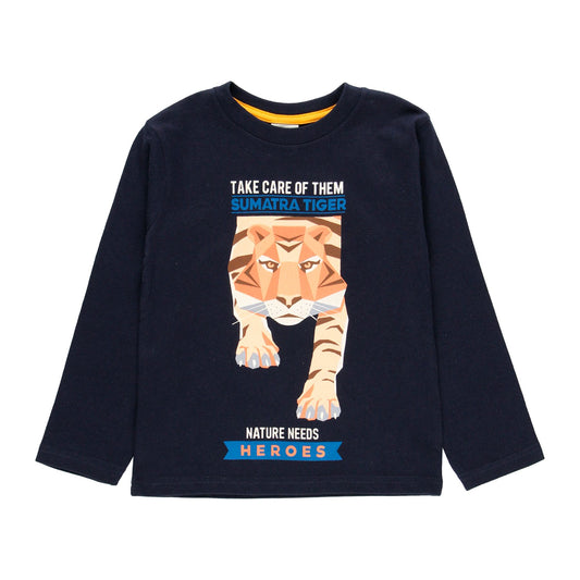 Playera manga larga niño 595010