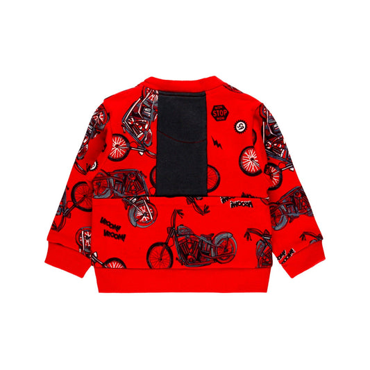 Sudadera niño roja 315111 - Ceremonias Anny