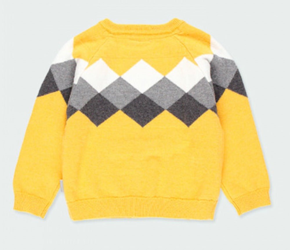 Suéter con rombos y pantalón tirantes 713113 - Ceremonias Anny