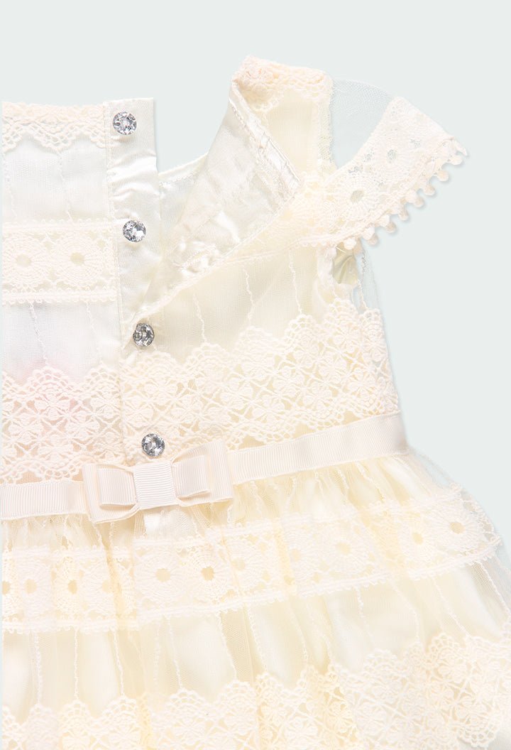 Vestido con encaje ivory 704012 - Ceremonias Anny