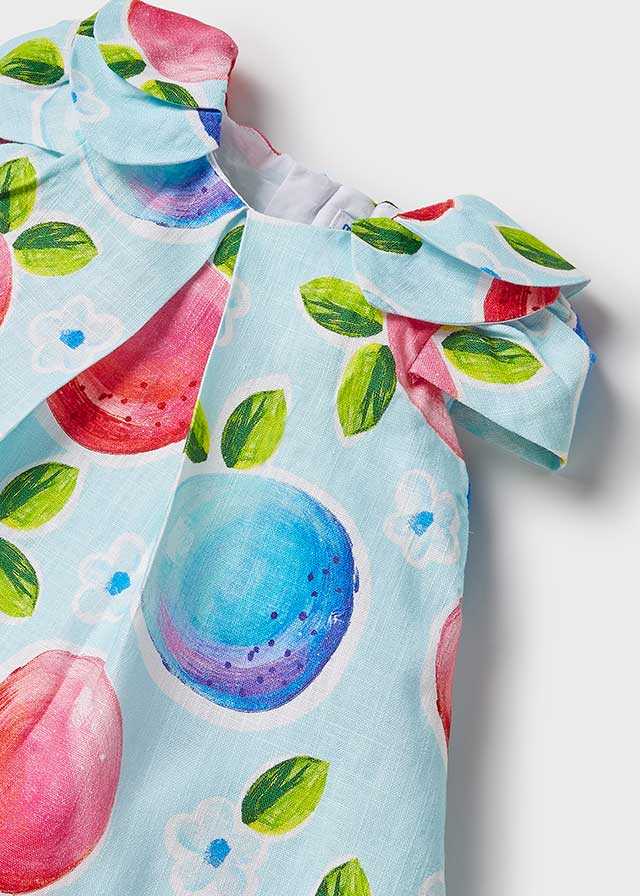 Vestido lino estampado 1914 - Ceremonias Anny