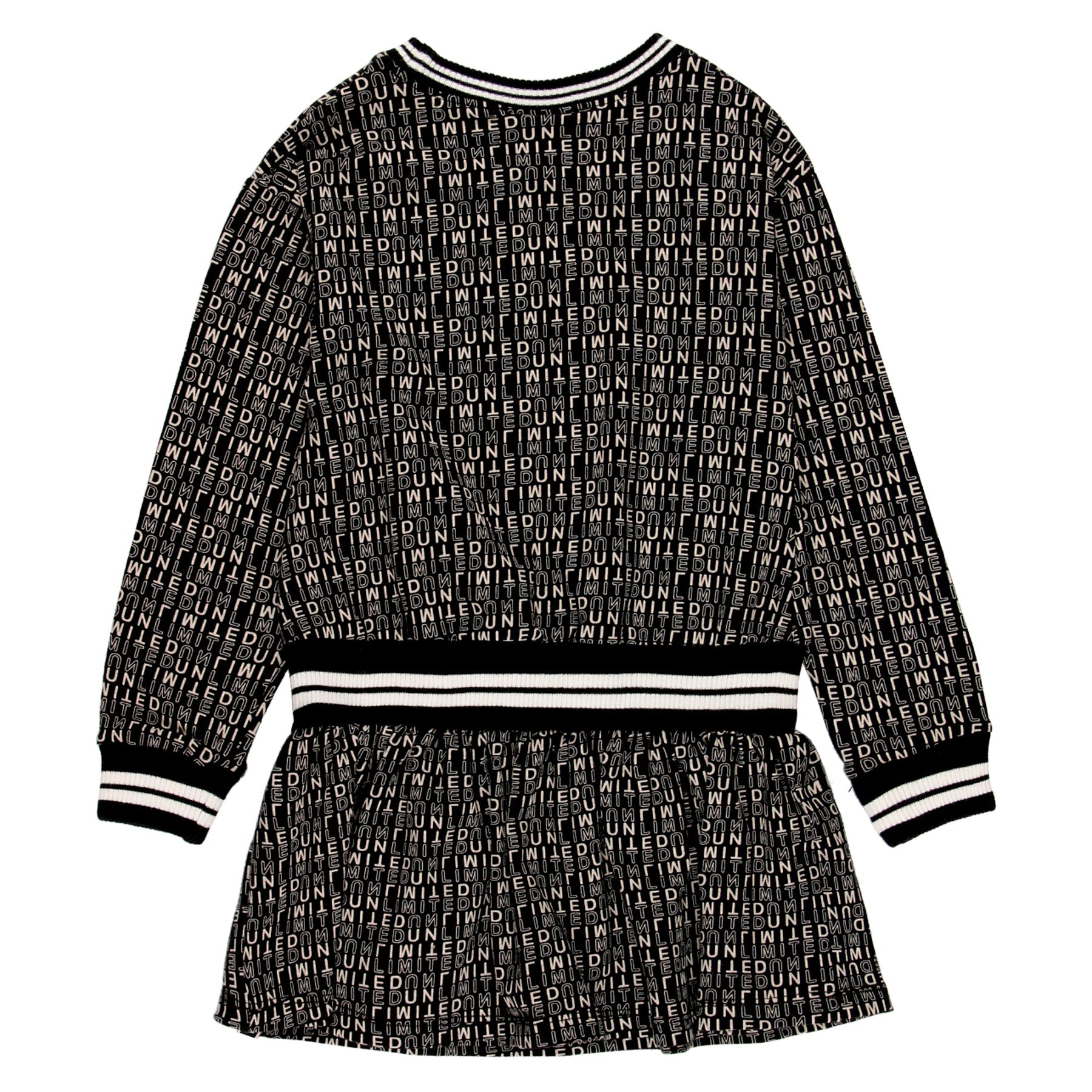 Vestido manga larga de letras 405166 - Ceremonias Anny