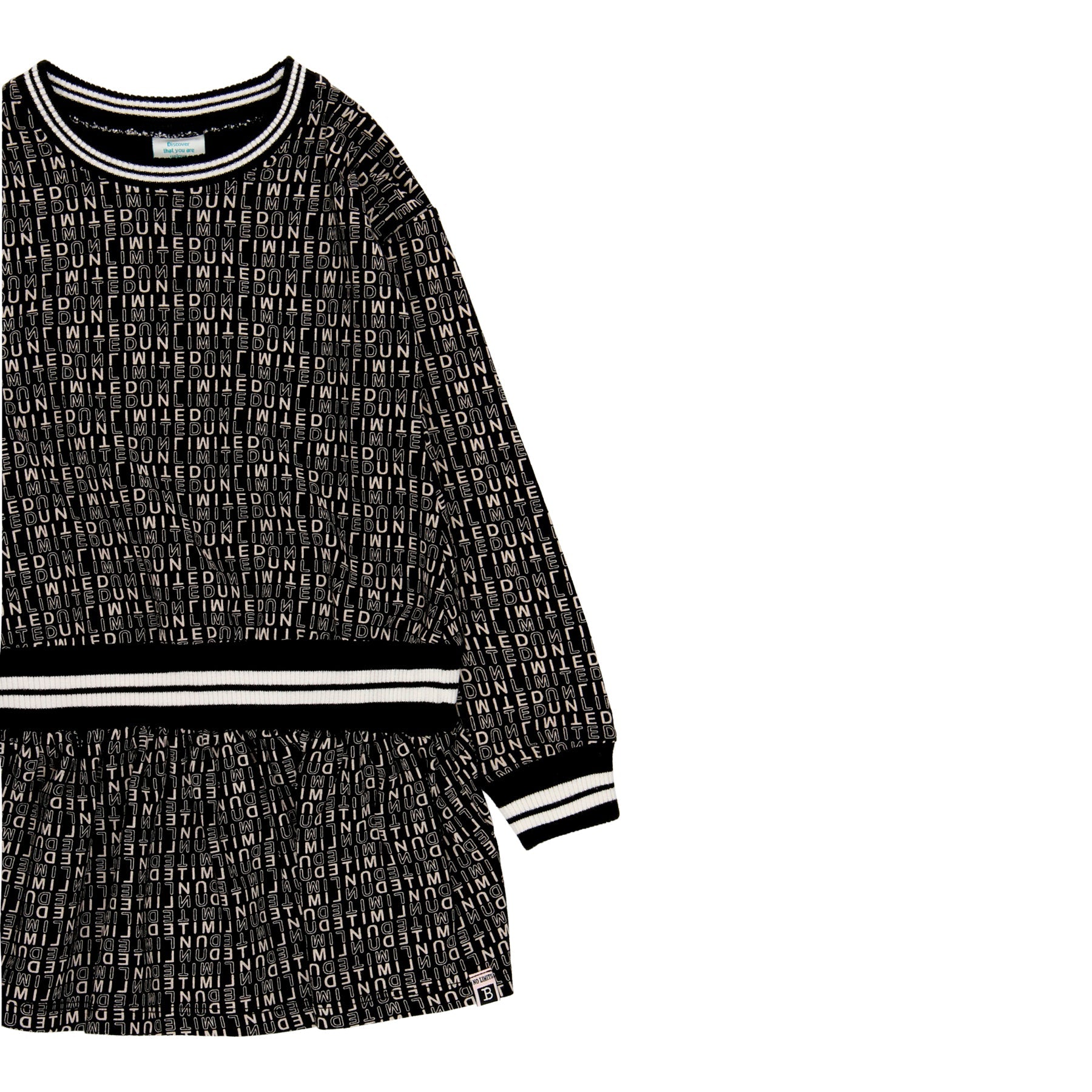 Vestido manga larga de letras 405166 - Ceremonias Anny