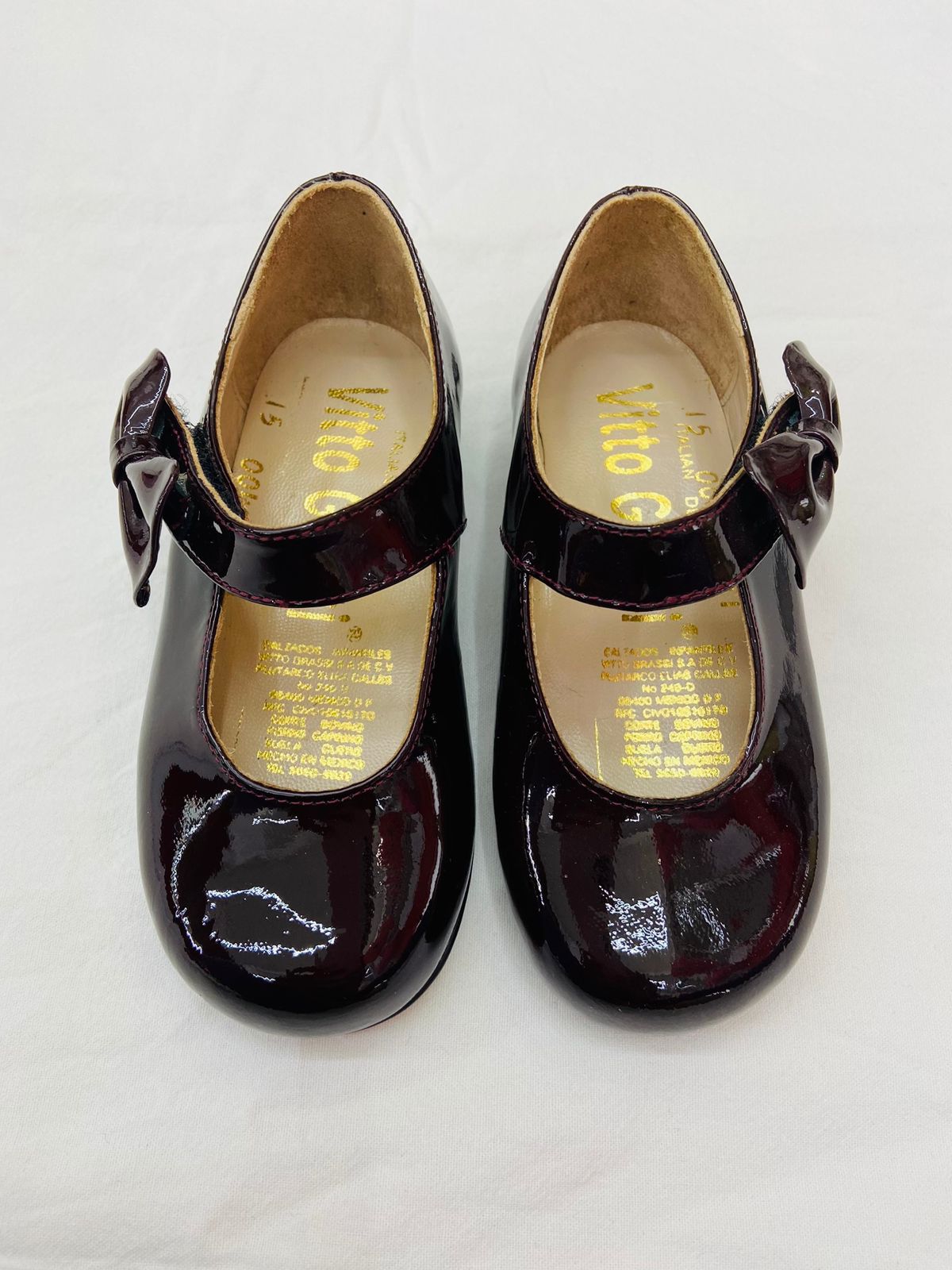 Zapato de charol vino - Ceremonias Anny